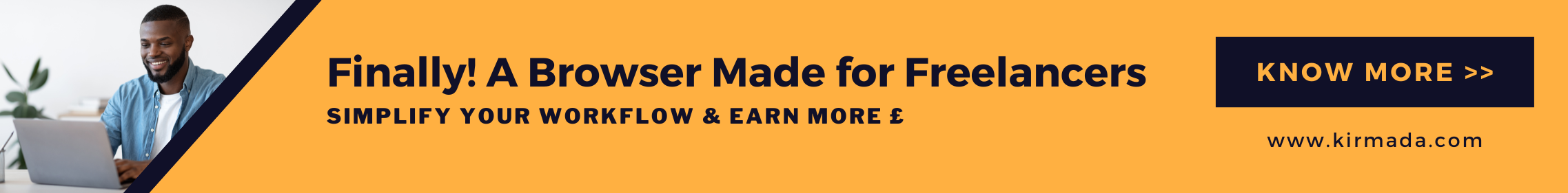 Leaderboard - "Finally, a Browser for Freelancers"