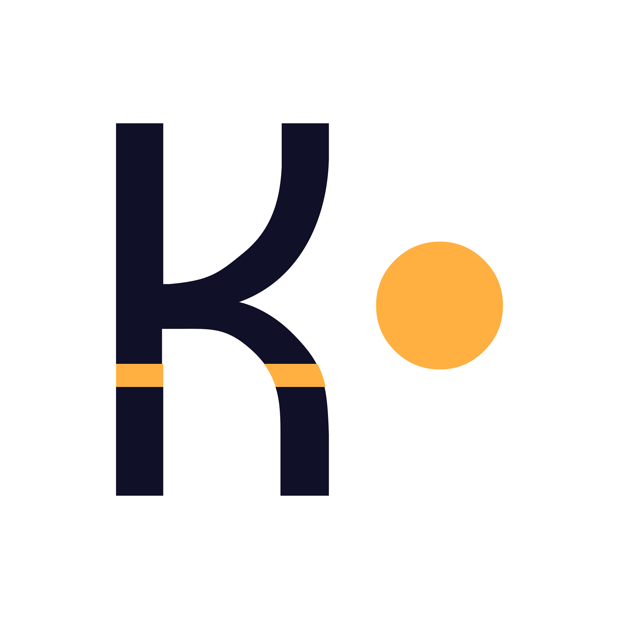 K icon for use on dark backgrounds