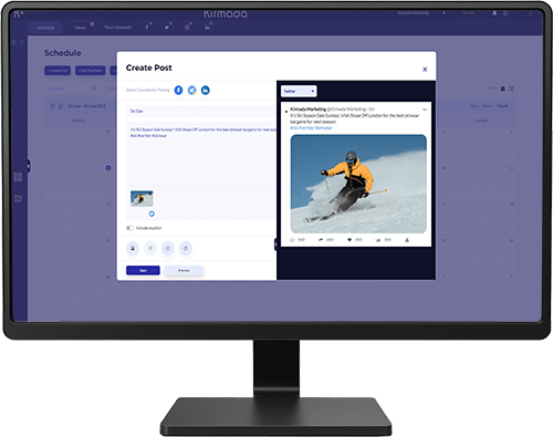 Kirmada's Social Media Post Scheduling Tools